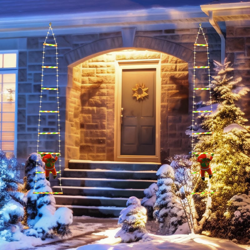 🎄2025 Christmas Sales🎅2025 Christmas Santa Climbing Stairs Light