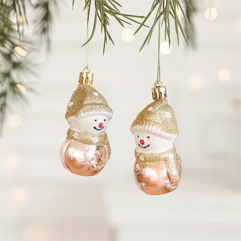 Luxe Glamour✨-Gilded Rose Christmas Ornament Collection
