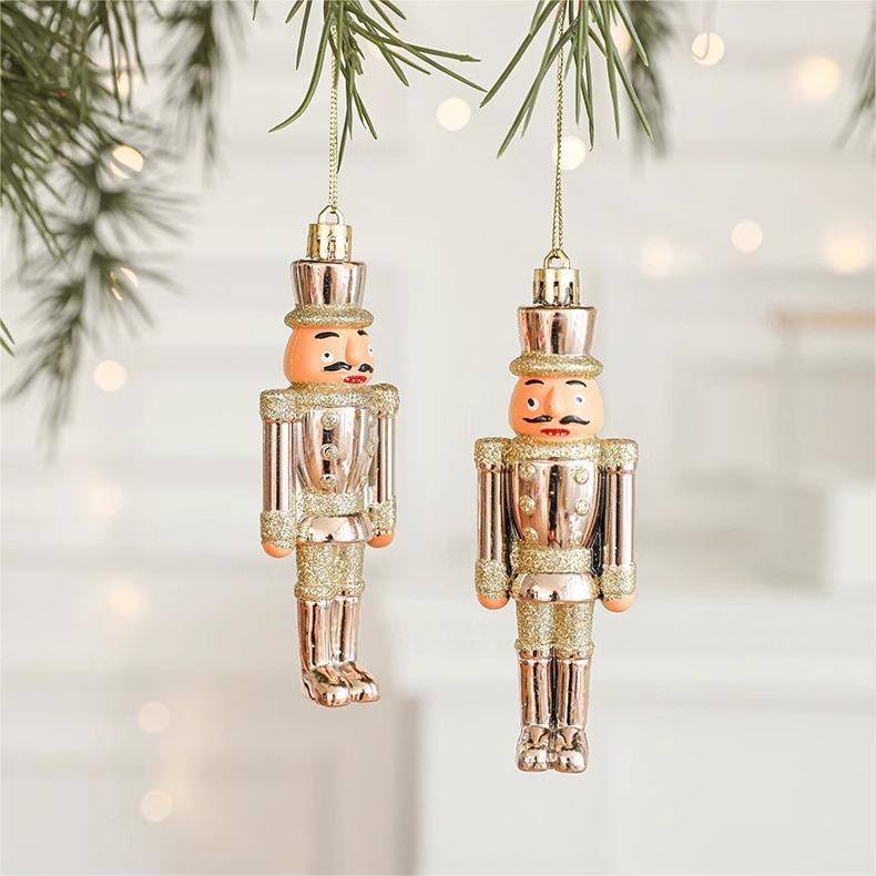 Luxe Glamour✨-Gilded Rose Christmas Ornament Collection