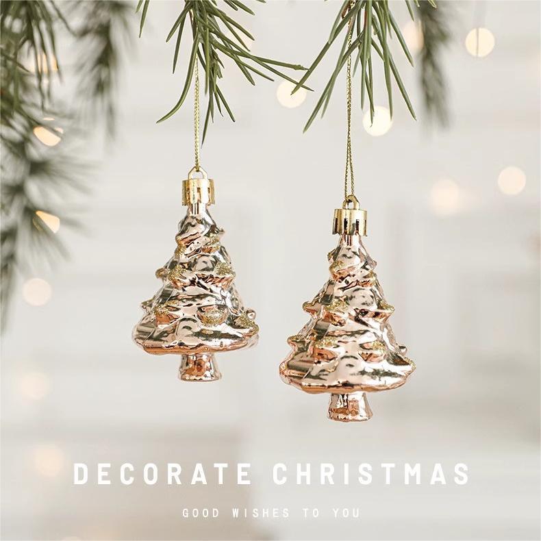Luxe Glamour✨-Gilded Rose Christmas Ornament Collection