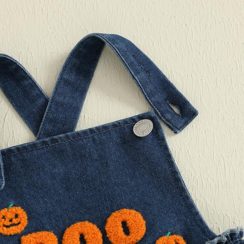 🔥Halloween Sale🔥 Newborn Baby Girl Halloween Romper Outfit