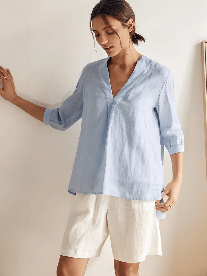 100% Linen Dress Shirt JOANNA