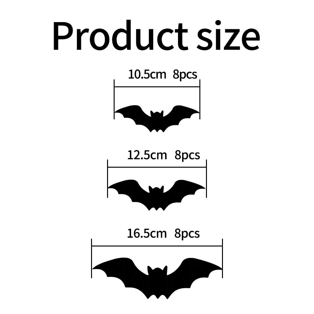 🦇Halloween 3D Lighted Bats