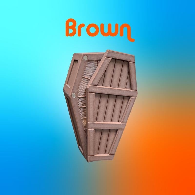 3D Printed Halloween Mystery Coffin Countdown
