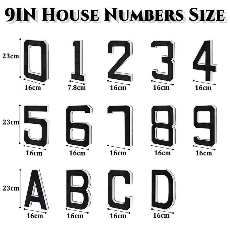 🔥LAST DAY 49% OFF🔥Solar Lighted House Numbers