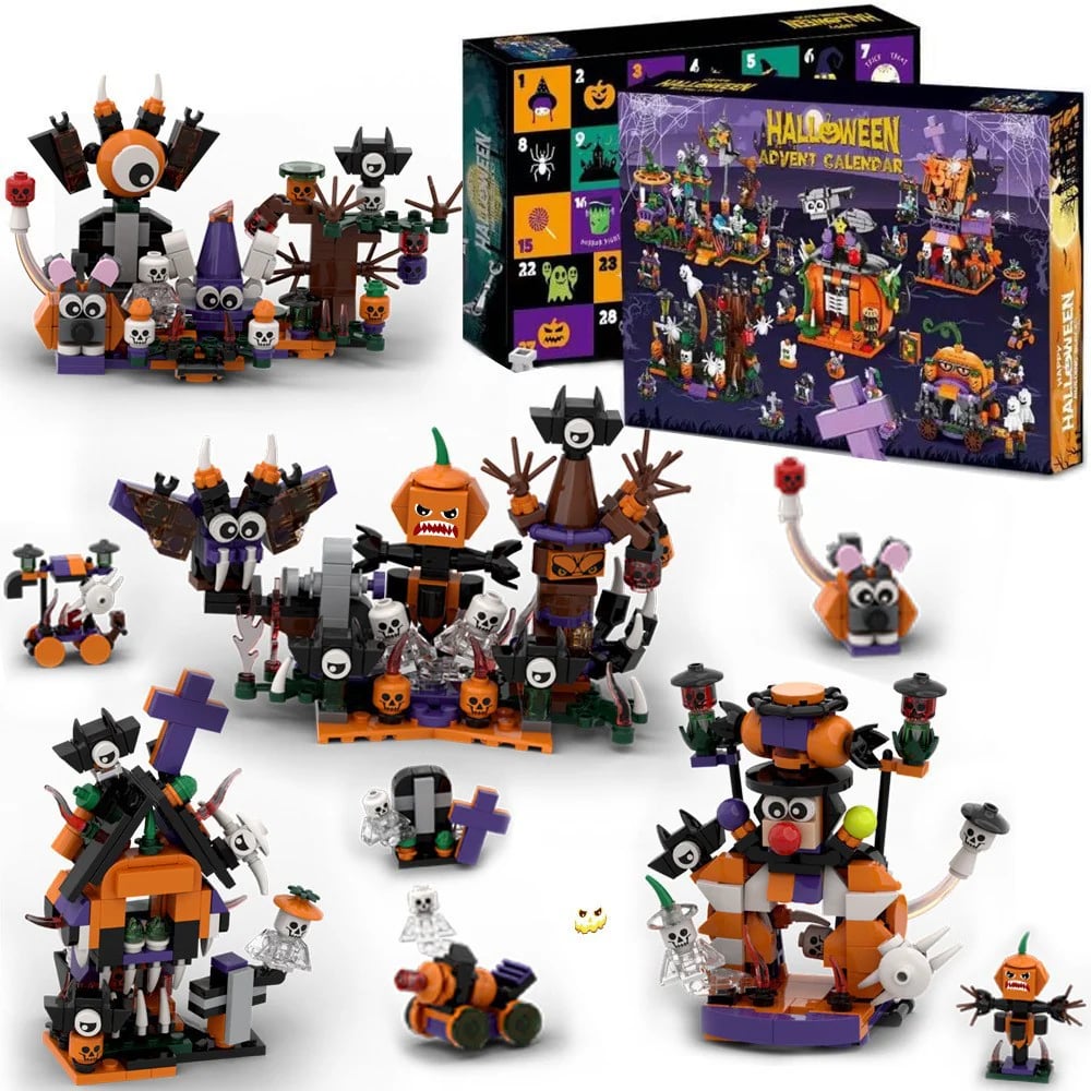 🎃👻- 31 Day Halloween Advent Brick Festival Calendar🗓️Open a New Halloween Surprise Every Day!