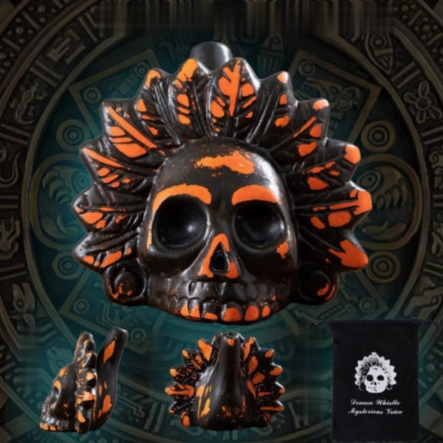 🔥Halloween Hot Sale🔥—💀Aztec Ghost Whistle💀