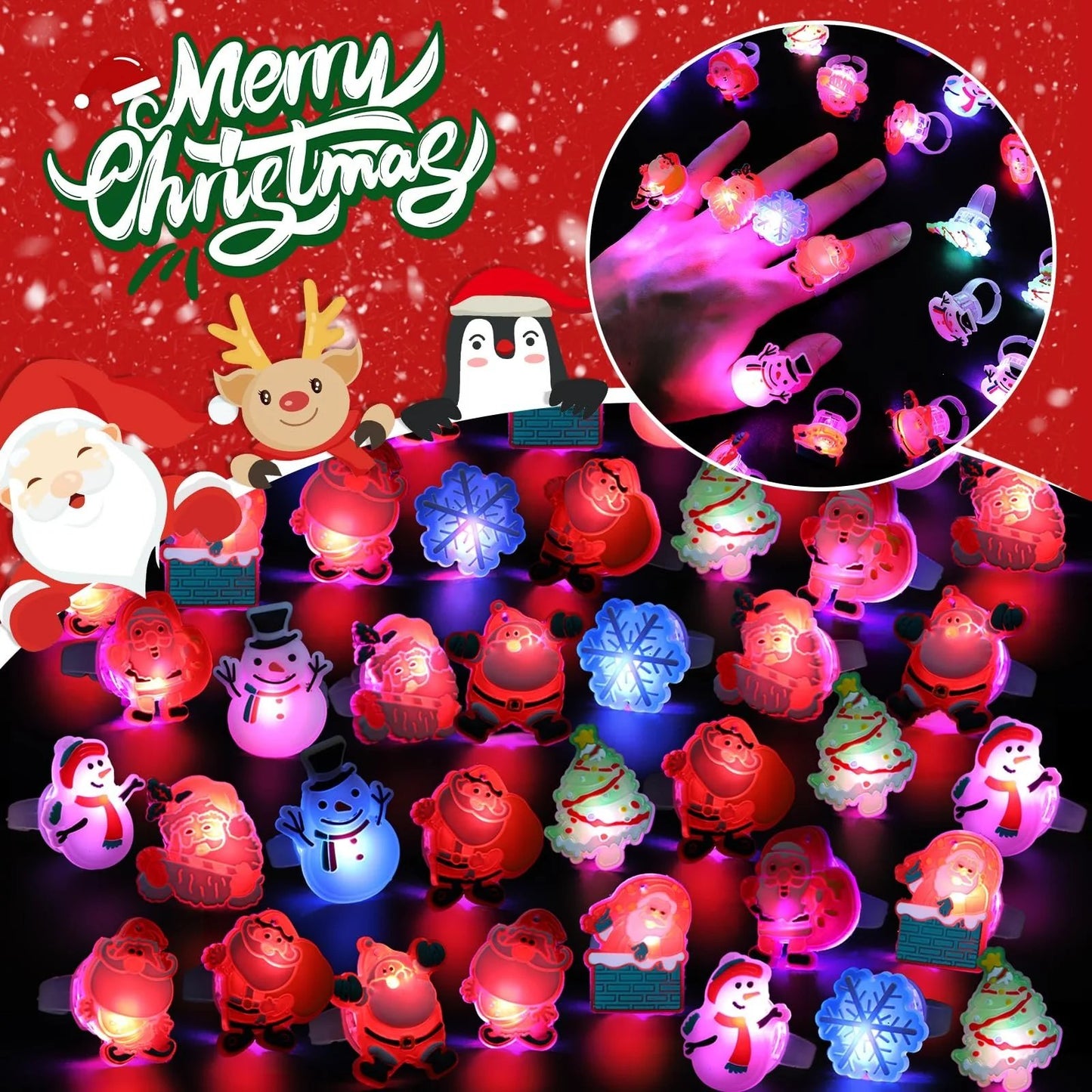 🎄✨LED Light Christmas Ring