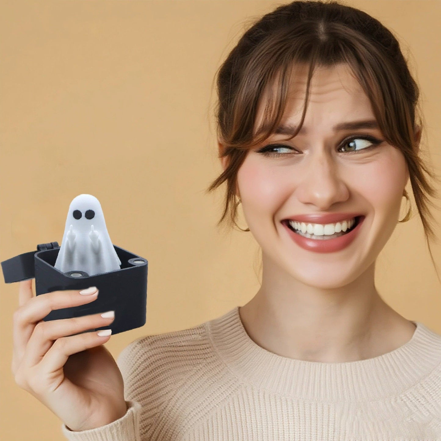 🔥Bestseller🔥🎃👻Halloween Ghost Surprise Gift Box – Spooky Mystery Treats & Fun Holiday Gift for Halloween Lovers
