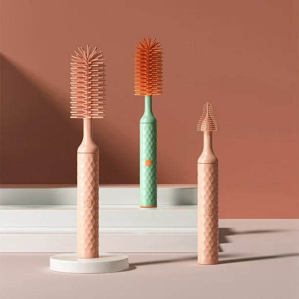 SpinClean Electric Bottle Brush Set✨