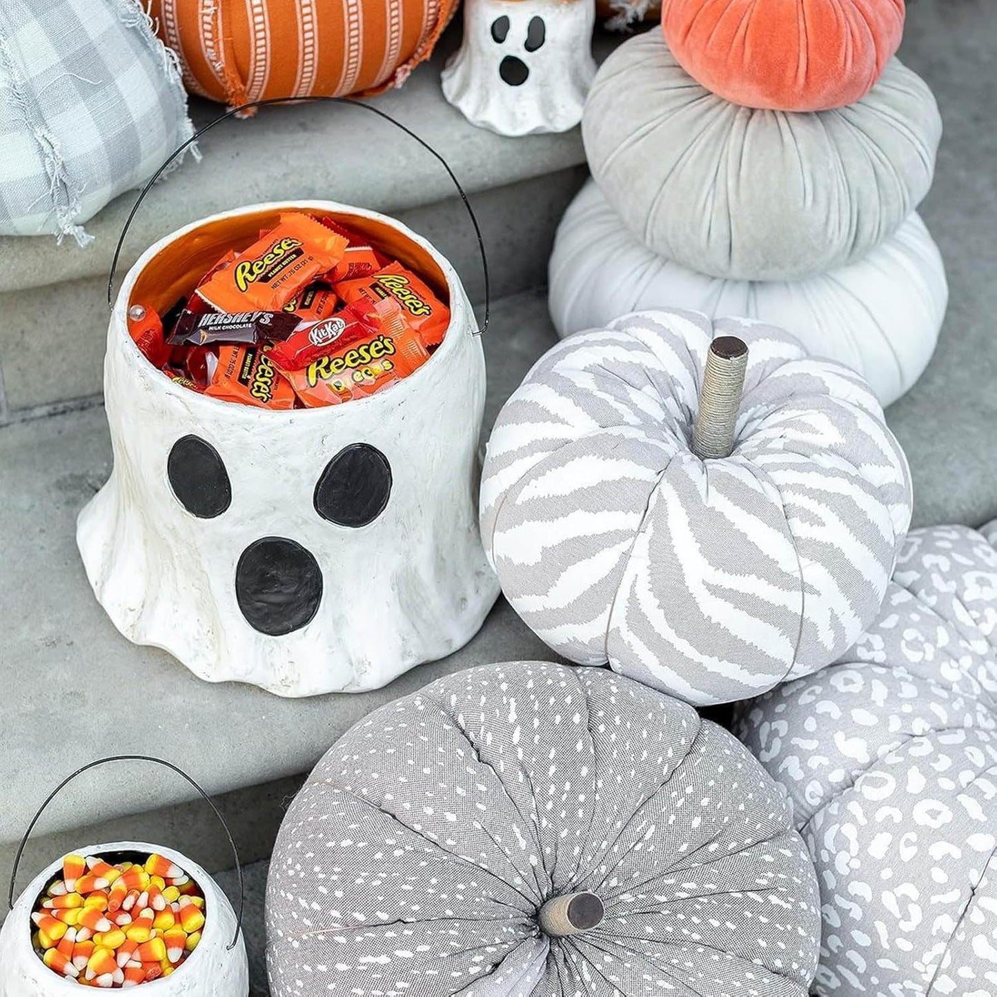 🔥Halloween Pre Sale🔥 Halloween Ghost Bucket Planter Pot For Home Decor