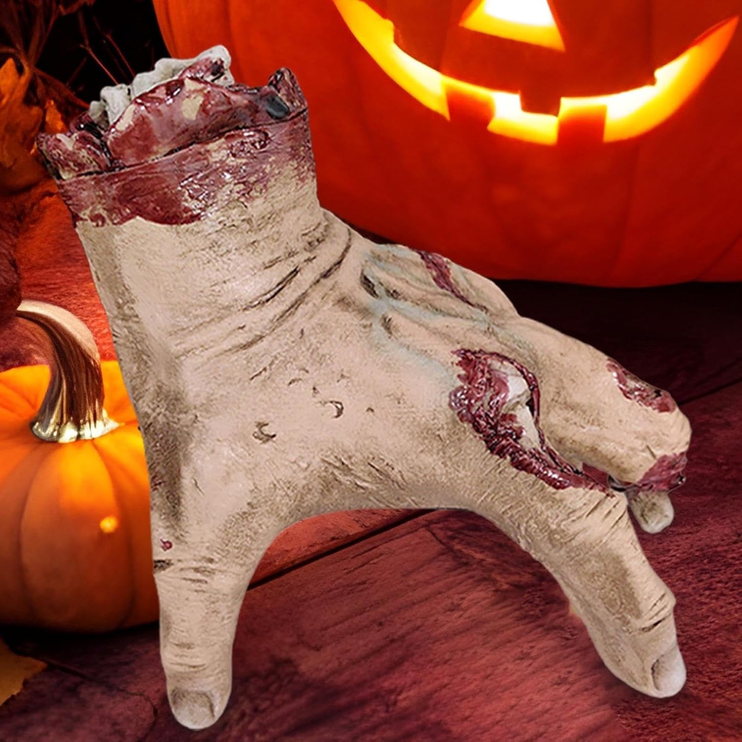Realistic Severed Hand Prop - Body Parts Bloody Hands for Halloween