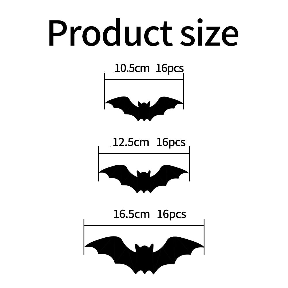 🦇Halloween 3D Lighted Bats