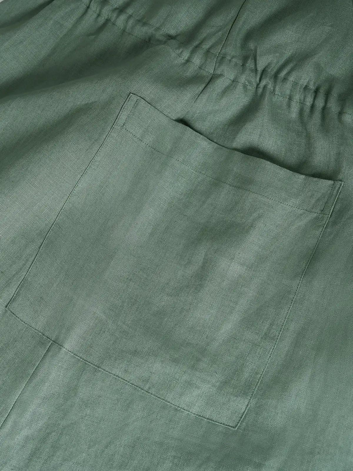 100% Linen Buttoned Dress ESTELLE