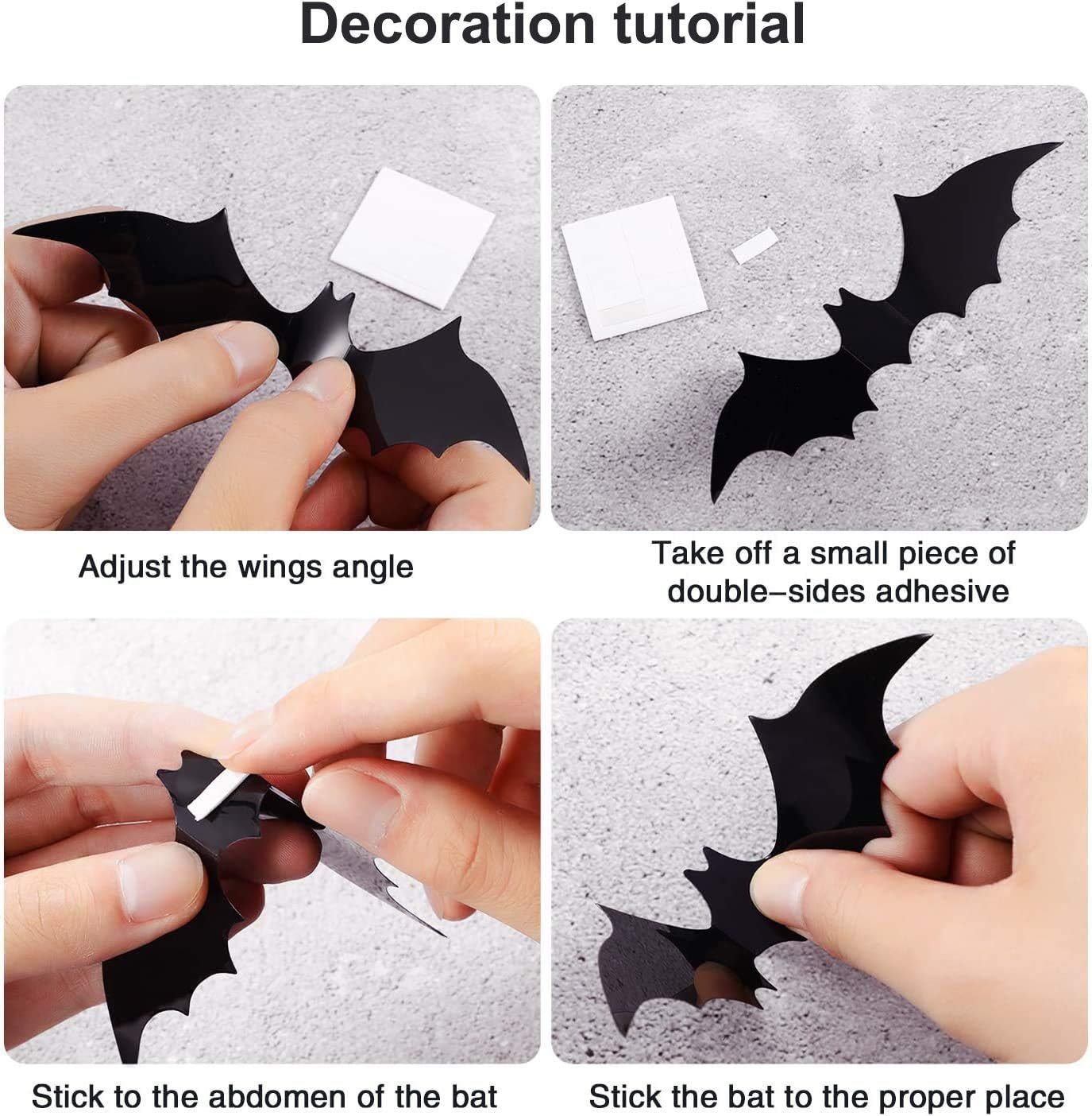 🔥2025 HALLOWEEN SALE - Bat Decoration Stickers🦇