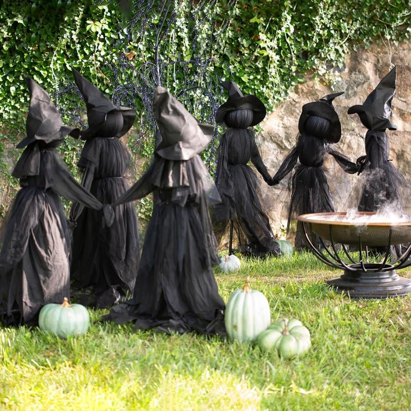 ⚡This Week's Special Price $29.99🎃2025 Halloween Sale 🧙♀️Lighted Halloween Witch Stakes🪄M13