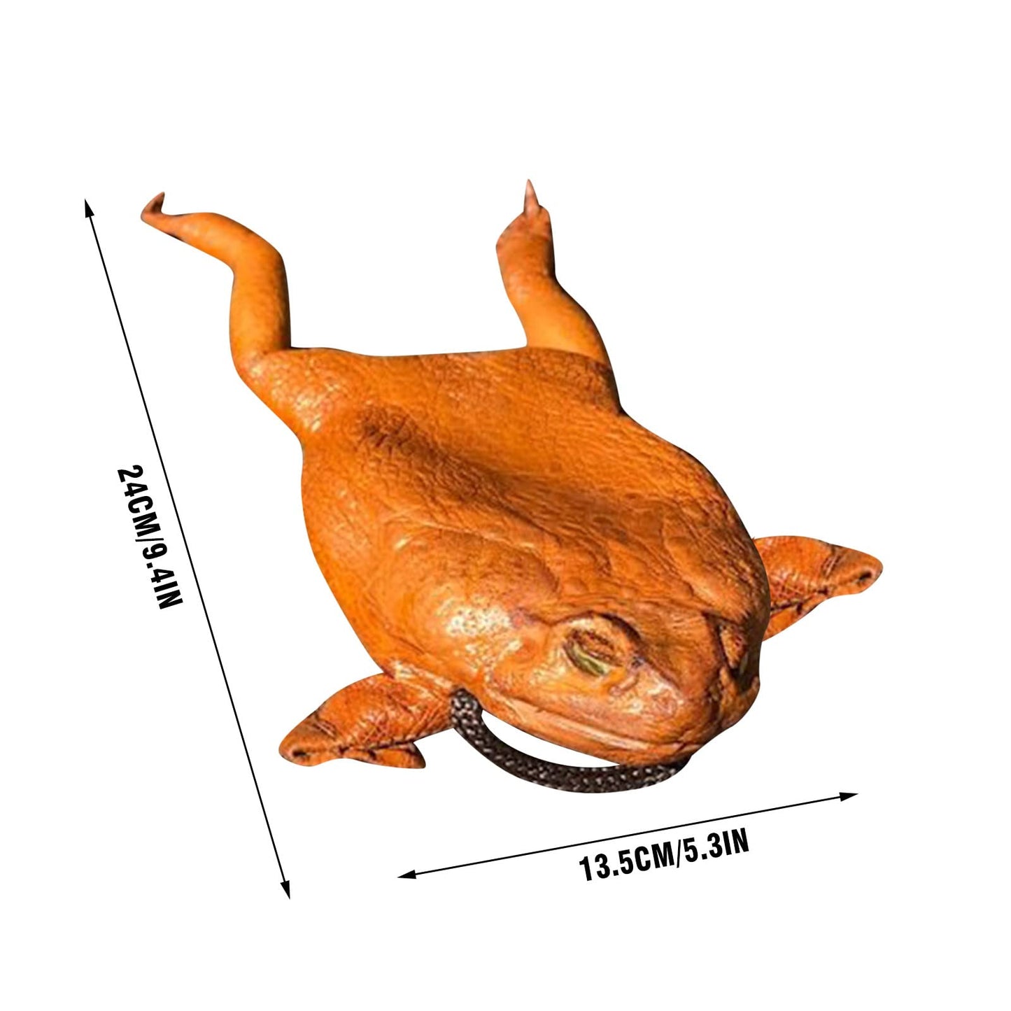 🎃Halloween Decorations🐸Funny Cane Toad Frog Purse
