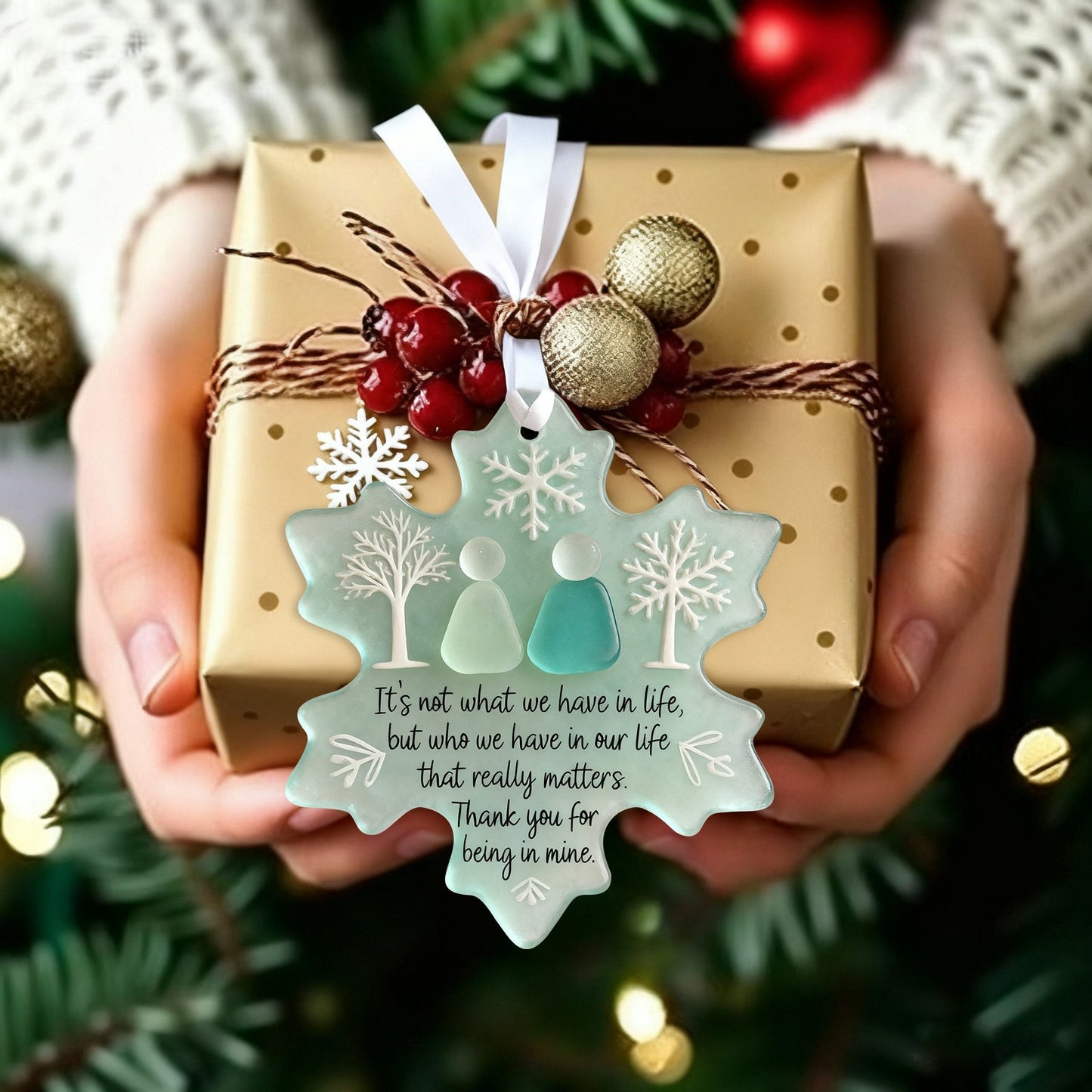 ❄️Snowflake&Seafoam Friendship Decor💎