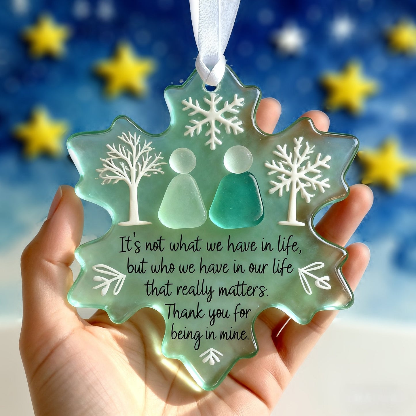❄️Snowflake&Seafoam Friendship Decor💎