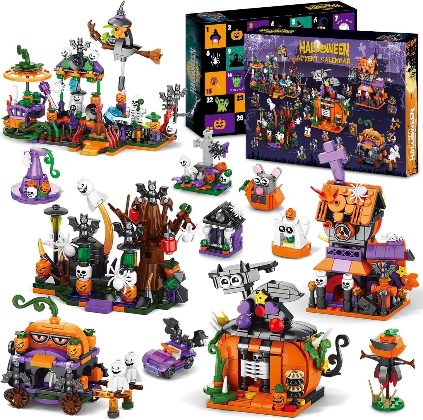 🎃👻- 31 Day Halloween Advent Brick Festival Calendar🗓️Open a New Halloween Surprise Every Day!