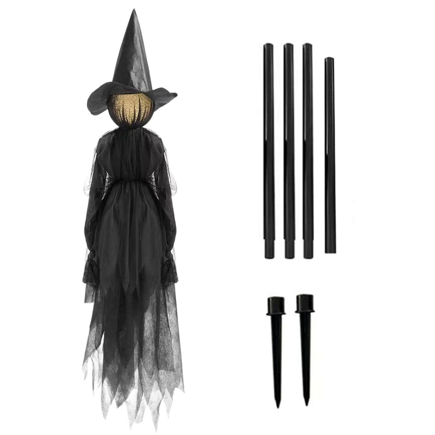⚡This Week's Special Price $29.99🎃2025 Halloween Sale 🧙♀️Lighted Halloween Witch Stakes🪄M13