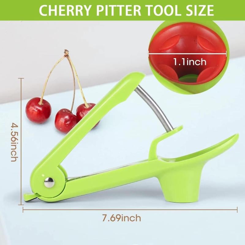 Heavy-Duty Cherry and Olive Pitter Corer Tool-Ideal for Halloween Decoration 2025 Fruit Kitchen