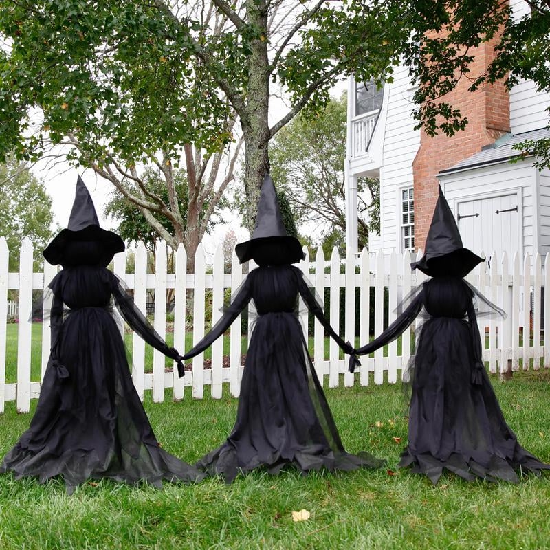 ⚡This Week's Special Price $29.99🎃2025 Halloween Sale 🧙♀️Lighted Halloween Witch Stakes🪄M13