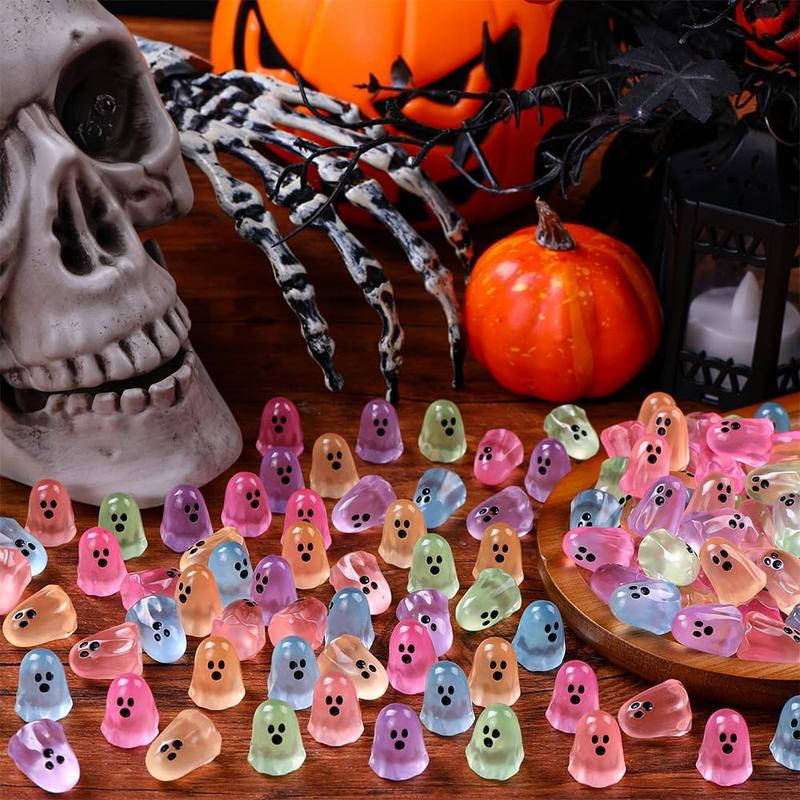 👻Halloween Mini Luminous Ghosts Figures✨