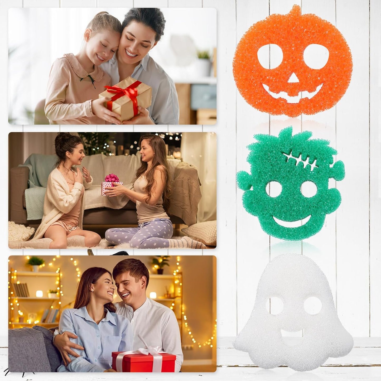 🔥Halloween Sale🔥Cute Halloween Kitchen Cleaning Sponges