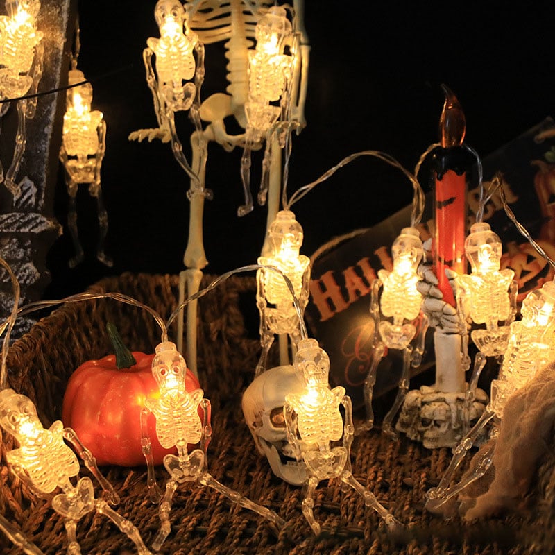 👻👻Halloween led ghost hand light string
