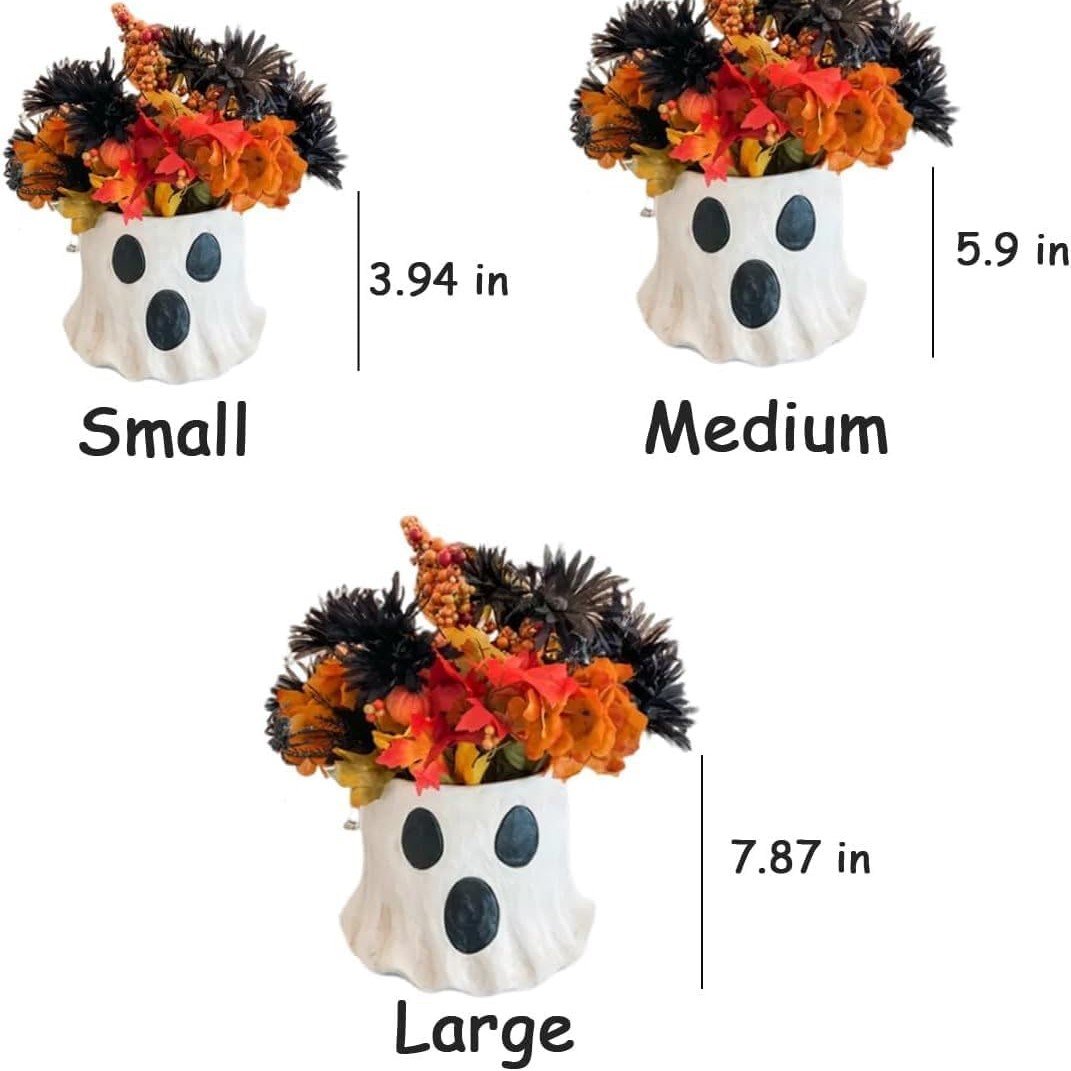 🔥Halloween Pre Sale🔥 Halloween Ghost Bucket Planter Pot For Home Decor