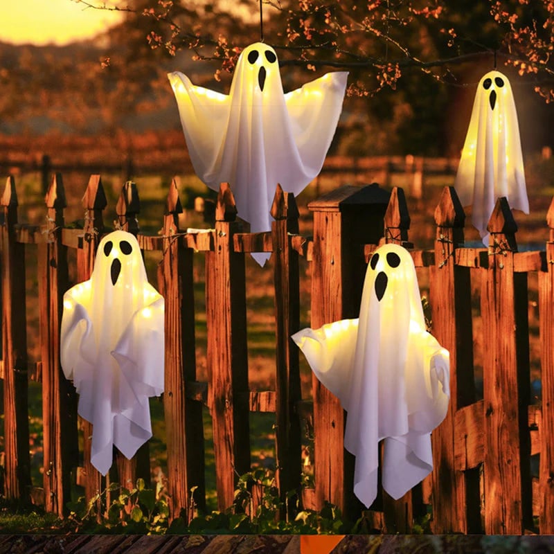 🎃Glowing Ghost Chandelier for Halloween Party Decor