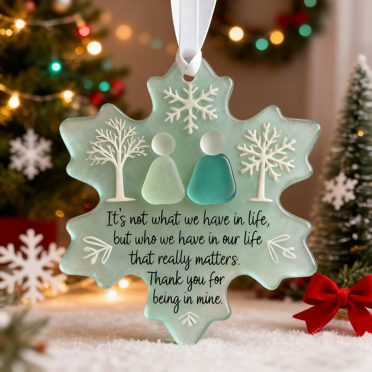 ❄️Snowflake&Seafoam Friendship Decor💎