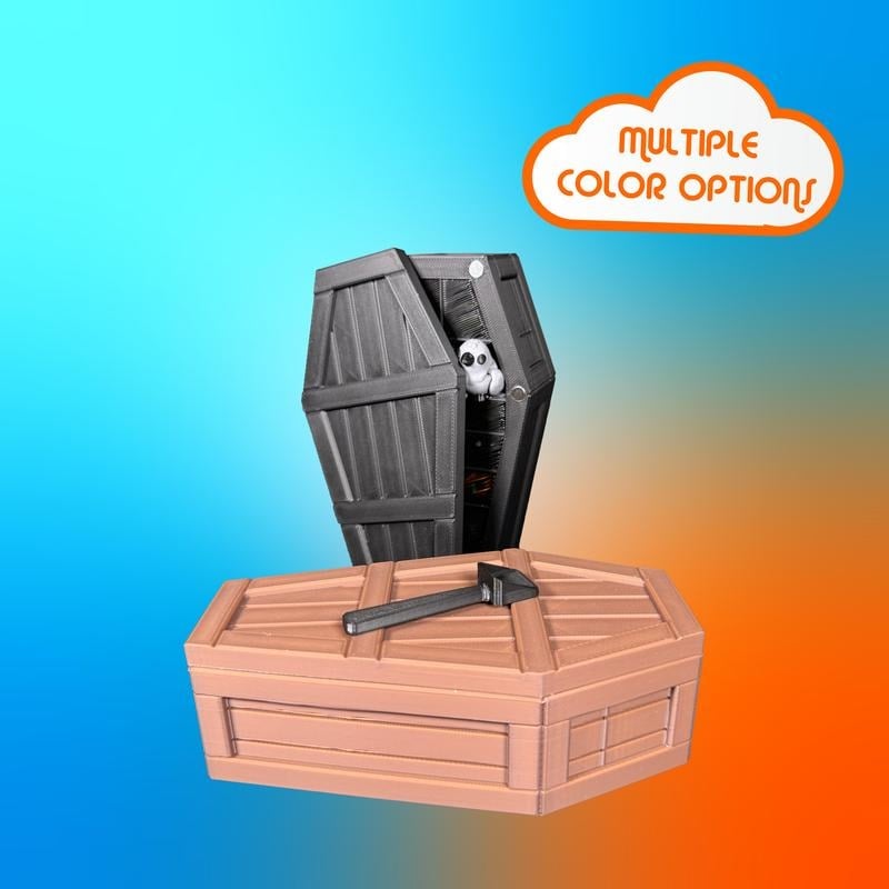 3D Printed Halloween Mystery Coffin Countdown