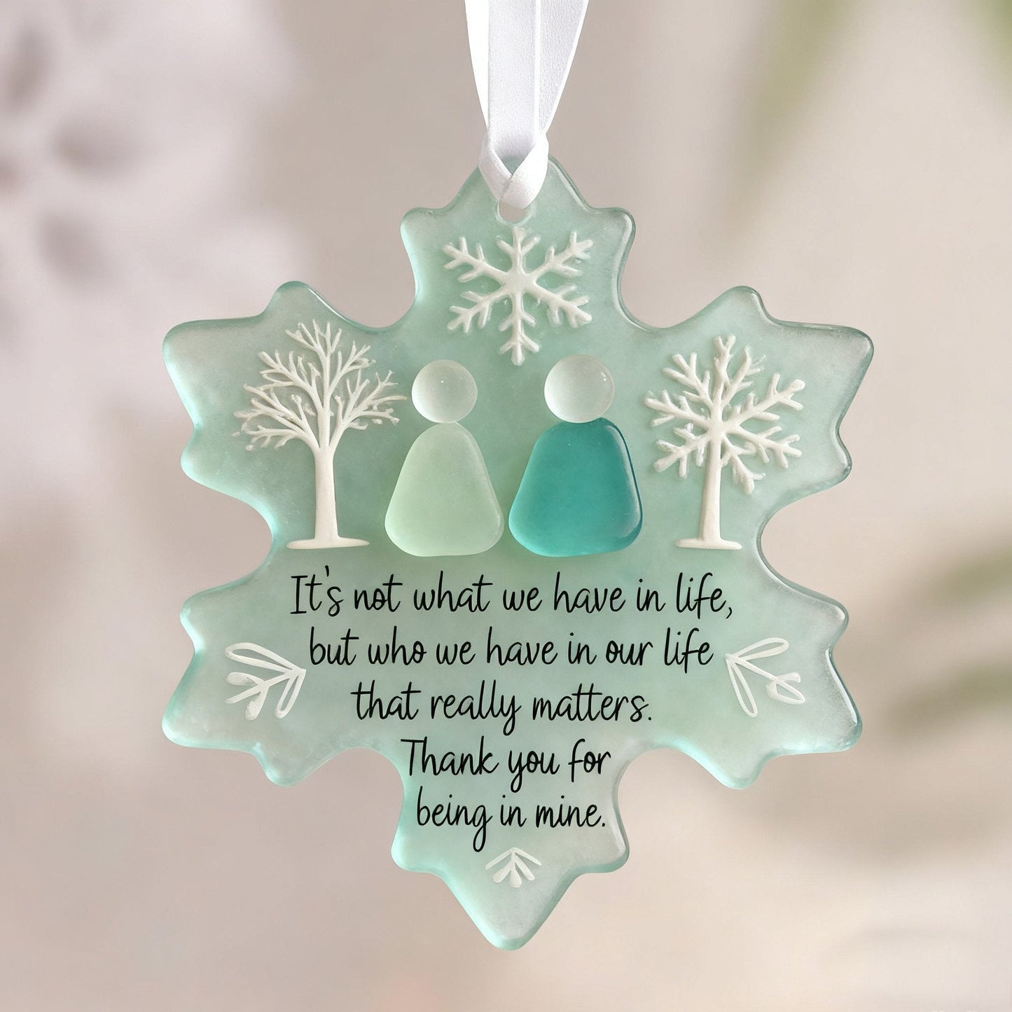 ❄️Snowflake&Seafoam Friendship Decor💎