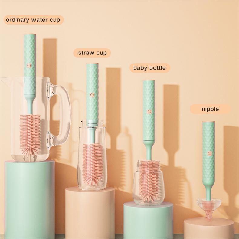 SpinClean Electric Bottle Brush Set✨