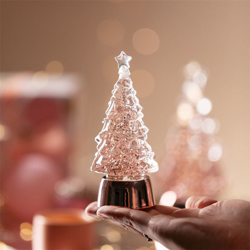 Celestial Harmony✨-A Luxurious Musical Snow Globe Christmas Tree🎄