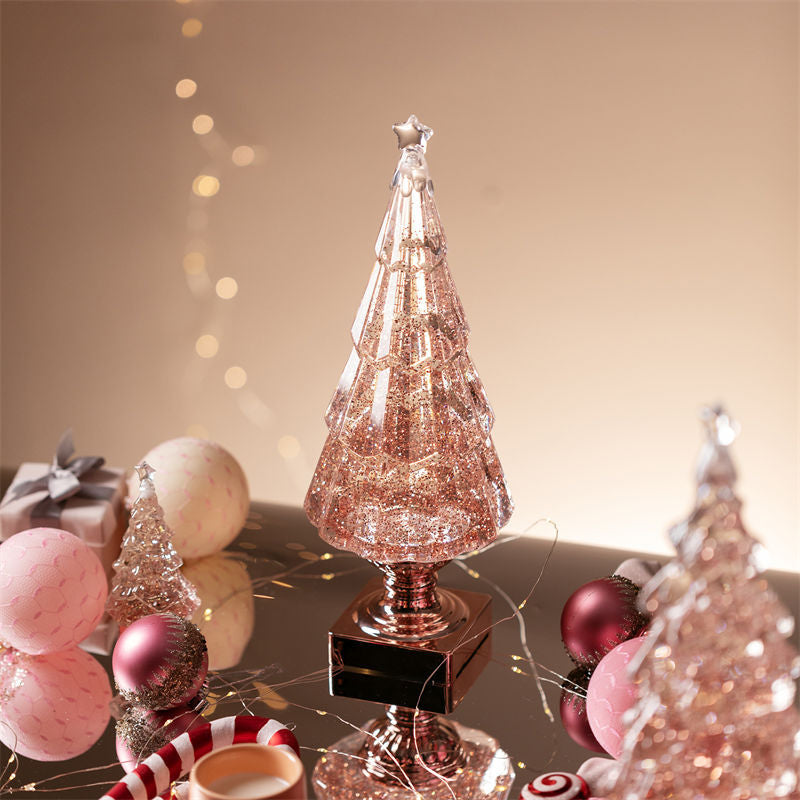 Celestial Harmony✨-A Luxurious Musical Snow Globe Christmas Tree🎄