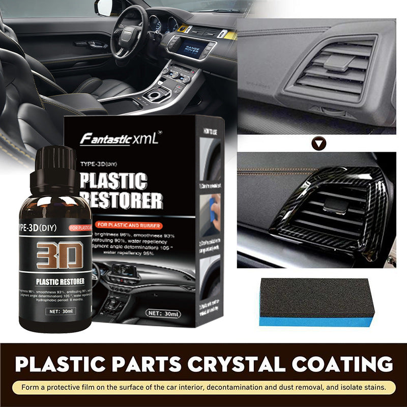 🔥Automotive Trim Reviver-✨ Car Plastic Plating Refurbishing Agent