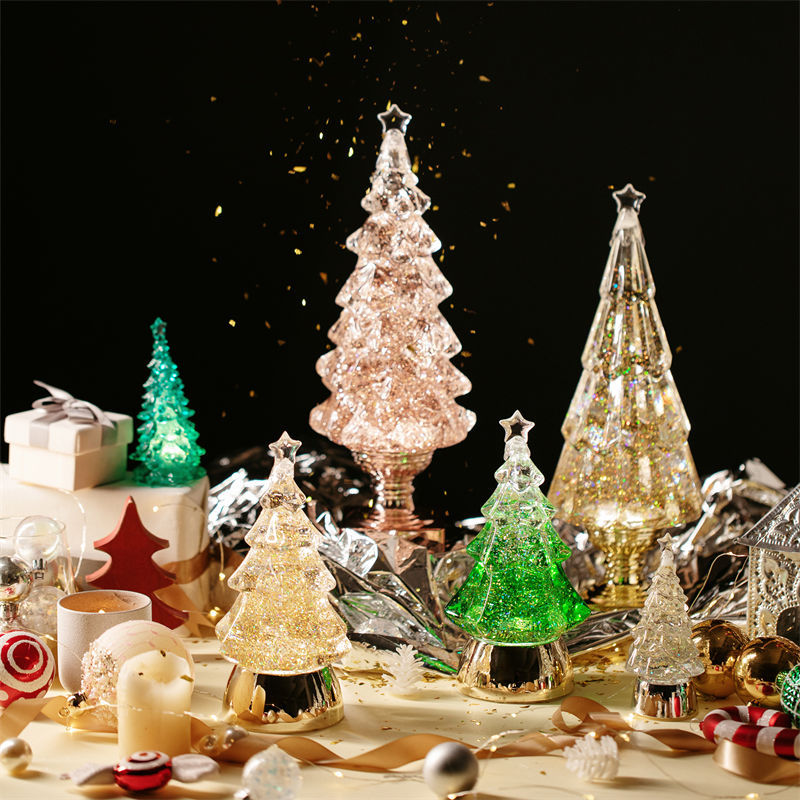 Celestial Harmony✨-A Luxurious Musical Snow Globe Christmas Tree🎄