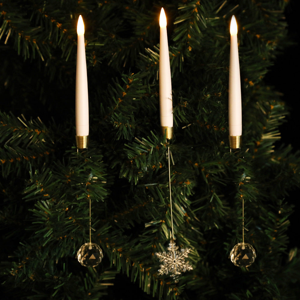 🎄 Crystal Ball/Snowflake Christmas Tree Led Candles💎✨✨