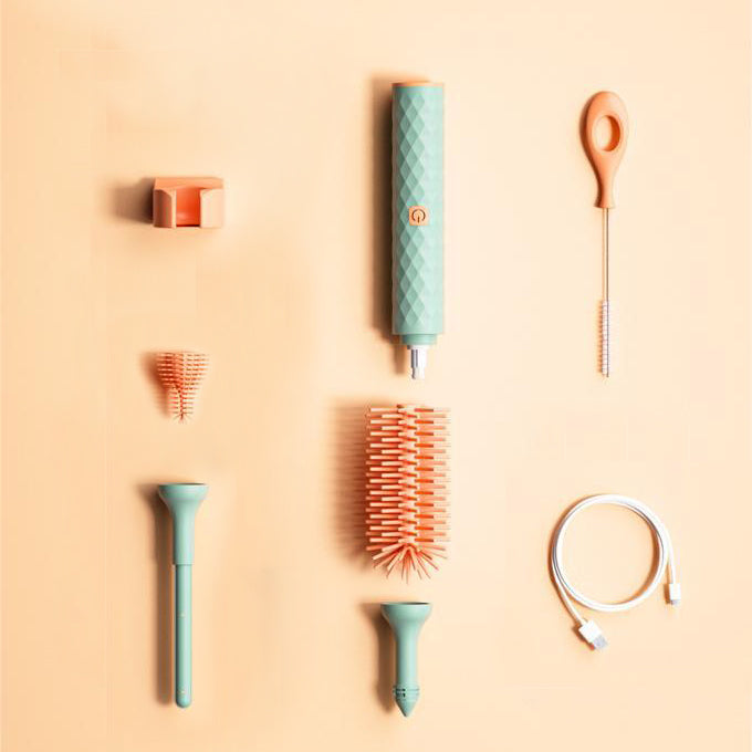 SpinClean Electric Bottle Brush Set✨