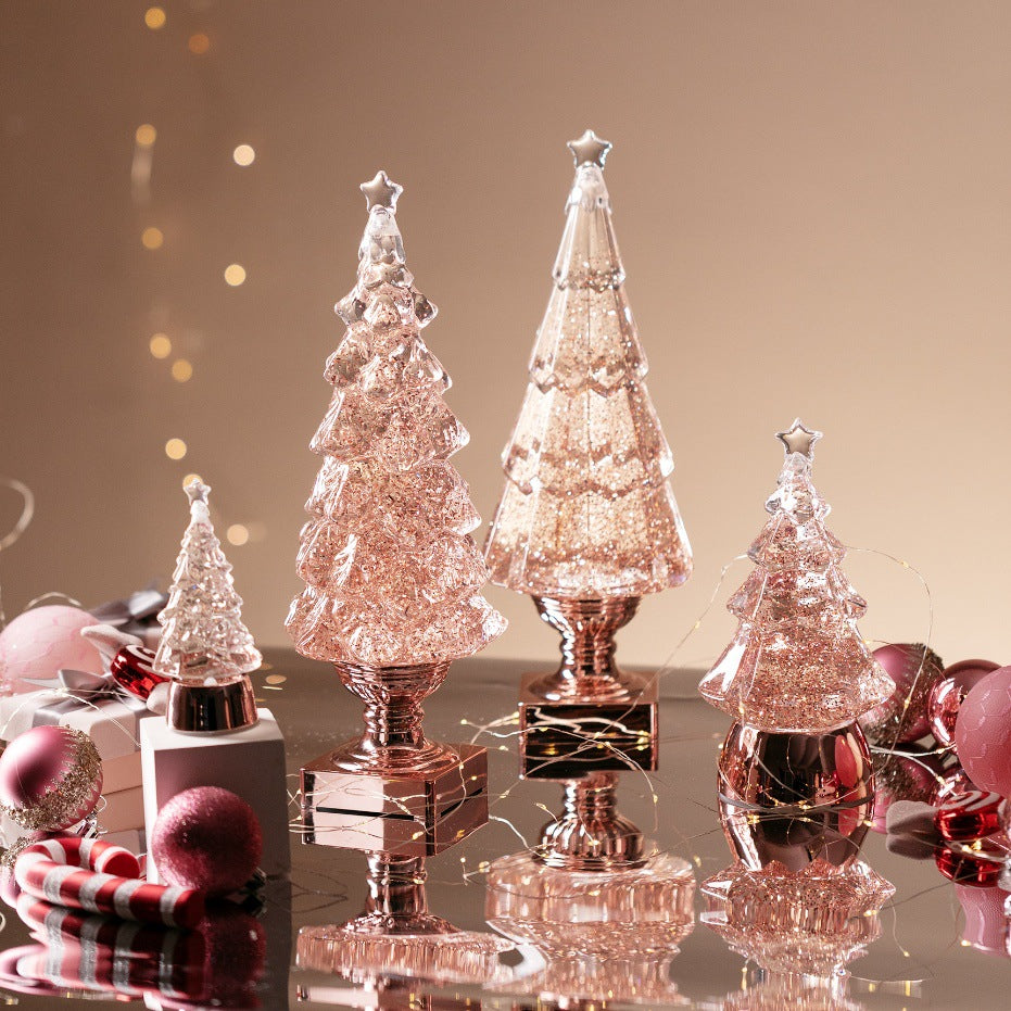 Celestial Harmony✨-A Luxurious Musical Snow Globe Christmas Tree🎄