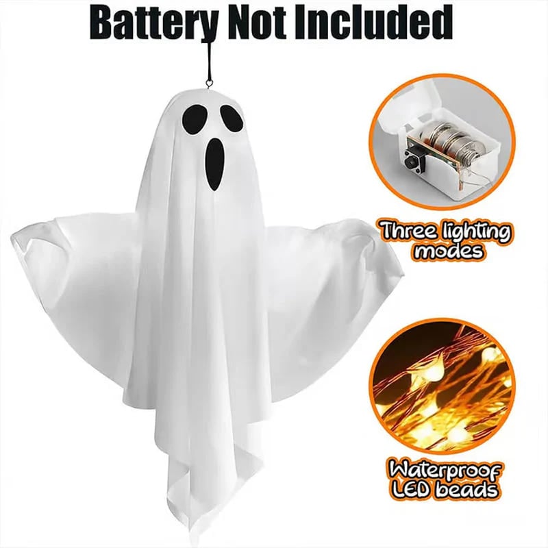 🎃Glowing Ghost Chandelier for Halloween Party Decor