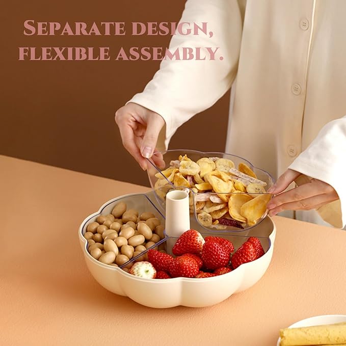 🔥🎃2025 Halloween Sale-Pumpkin Snack Holder, Pumpkin Fruit Plate Creative Candy Box