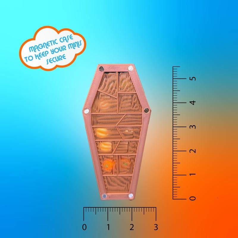 3D Printed Halloween Mystery Coffin Countdown
