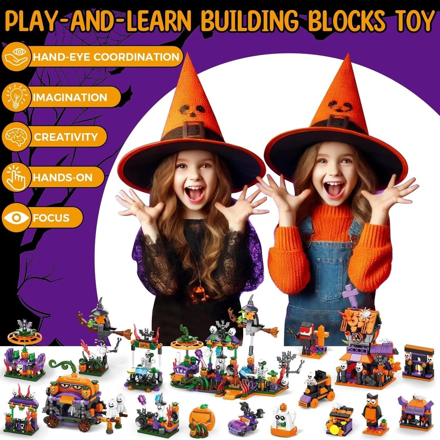 🎃👻- 31 Day Halloween Advent Brick Festival Calendar🗓️Open a New Halloween Surprise Every Day!