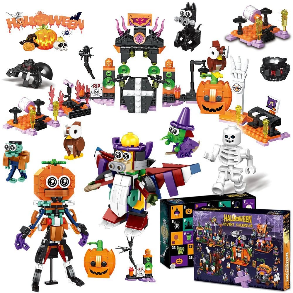 🎃👻- 31 Day Halloween Advent Brick Festival Calendar🗓️Open a New Halloween Surprise Every Day!