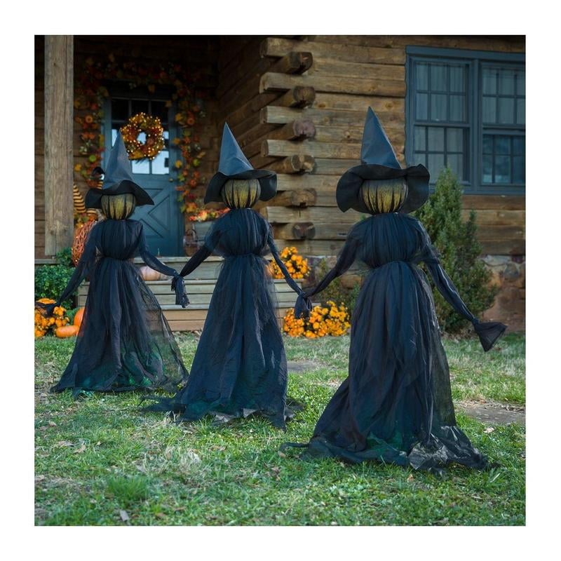 ⚡This Week's Special Price $29.99🎃2025 Halloween Sale 🧙♀️Lighted Halloween Witch Stakes🪄M13