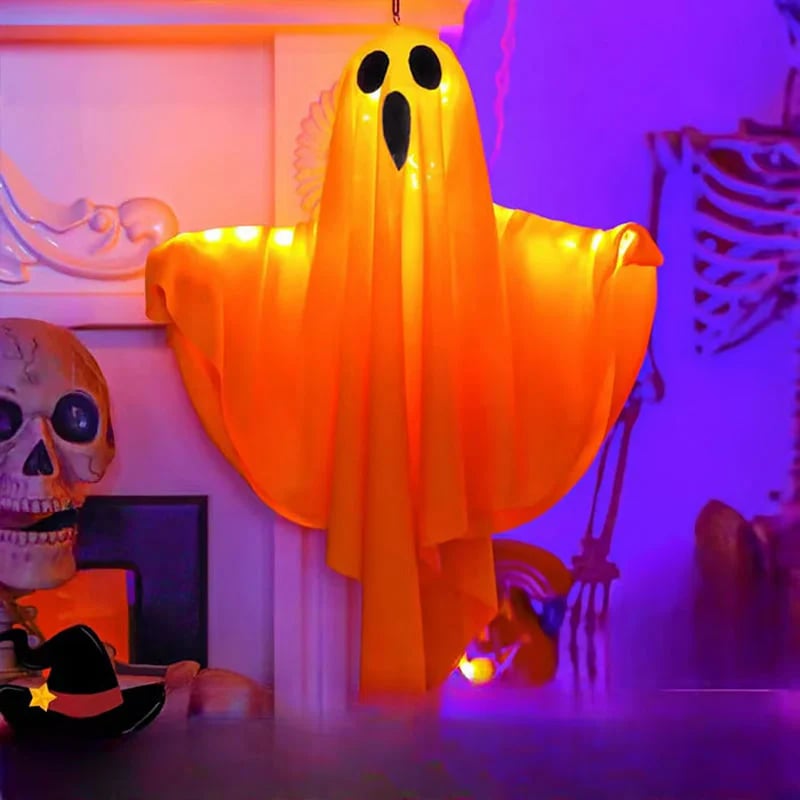 🎃Glowing Ghost Chandelier for Halloween Party Decor